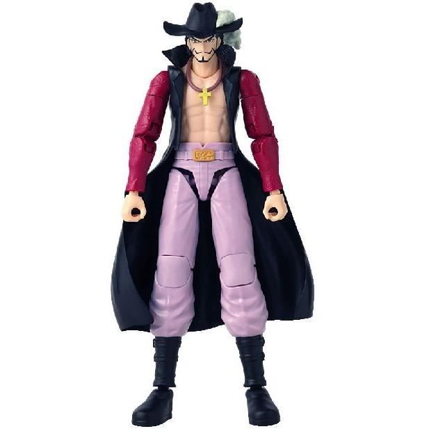 Figurine Anime Heroes articulée BANDAI One Piece Dracule Mihawk Œil de Faucon 17 cm