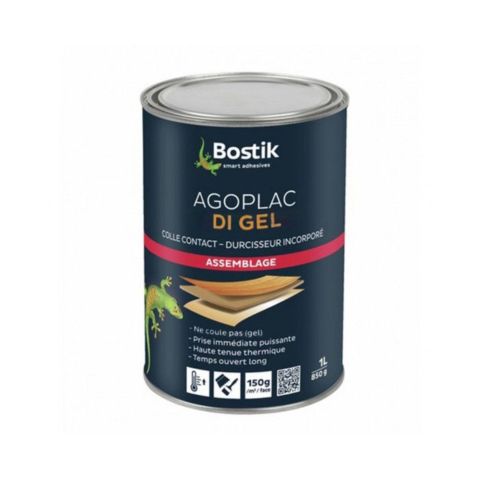 Colle néoprène Agoplac DI gel pot de 1L - BOSTIK - 30604796