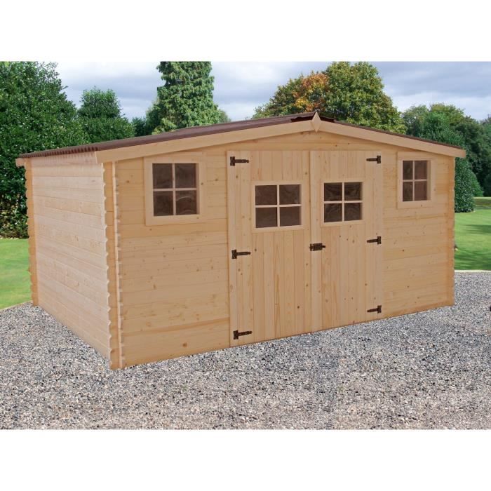 Abri De Jardin Bois 4x3m 12m2 28mm Achat Vente Abri Jardin Chalet Abri De Jardin Bois 4x3m 12 Cdiscount