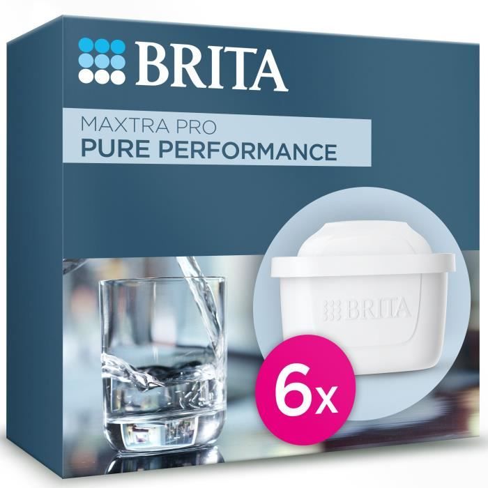 Pack de 6 cartouches pour carafes filtrantes Brita Matra Pro - vue 2
