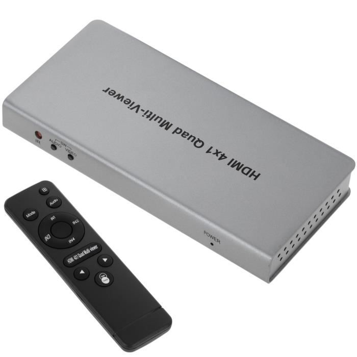 Dilwe DVR de camion Répartiteur Vidéo à 4 Canaux, Contrôle Vidéo