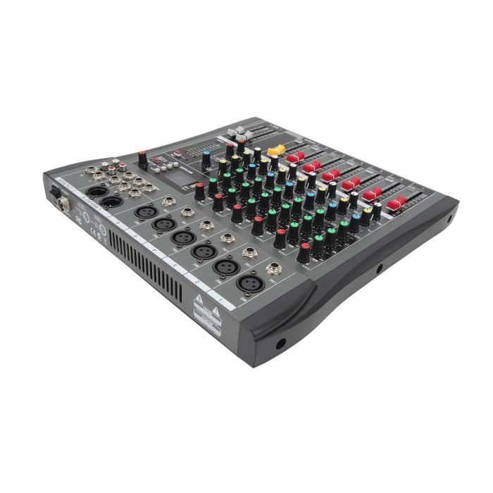 Cikonielf Table de mixage audio Table de Mixage 6 Canaux avec Bluetooth,  Table de Mixage , Table de Mixage outillage (multimetre - Cdiscount TV Son  Photo