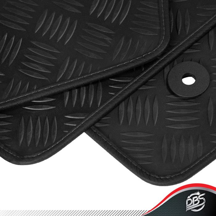Tapis De Voiture Sur Mesure DBS Pour Peugeot 208 & 2008 Dès 2019 - 4 Pièces Antidérapants Avec Clips De Fixation - Protection Parfaite