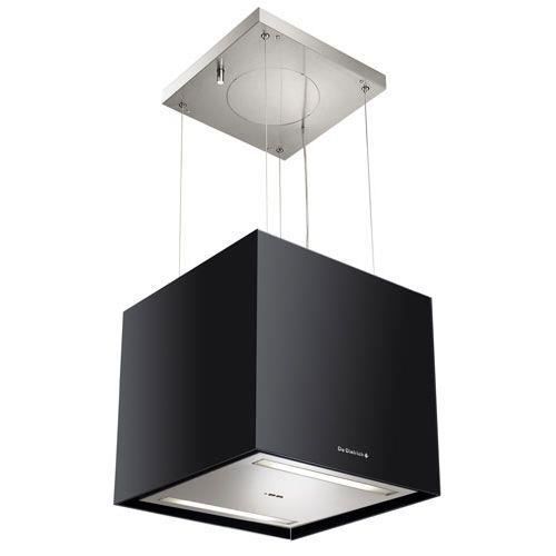 Hotte Ilot De Dietrich Verre Noir Achat Vente Hotte Cdiscount