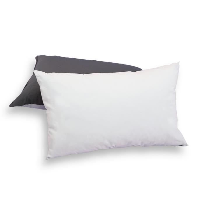 DODO - Oreiller gros pillow medium 100 x 65 cm Blanc - Cdiscount Maison
