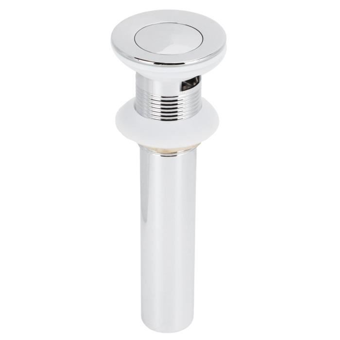 EJ.life Drain Stopper, Spring‑loaded Button Highly Glossy Sink Drain