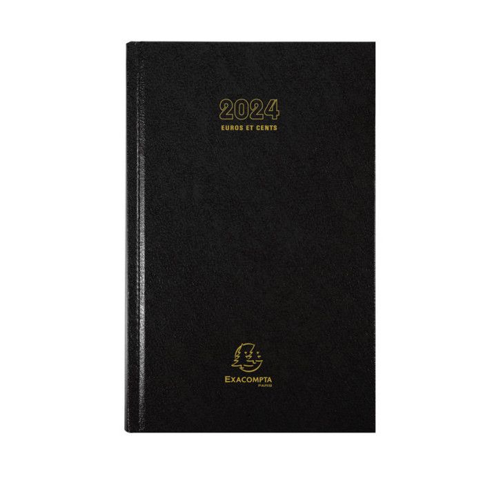 Agenda de bureau Long Euro 13,5 x 32,1 cm Journalier Janvier à