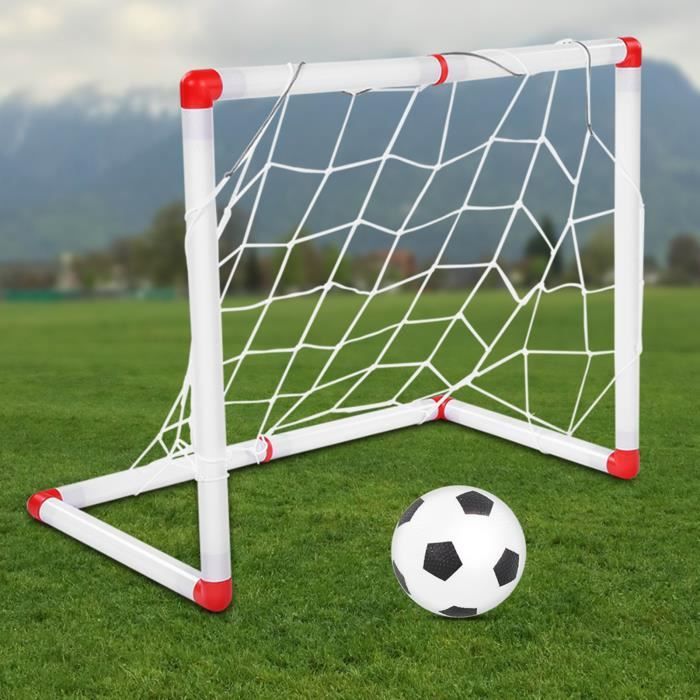 Cage De Football SONGMICS Pour Enfants - Montage Rapide, Filet PE, Tubes Fer, 215x76x150cm - Jardin/Plage