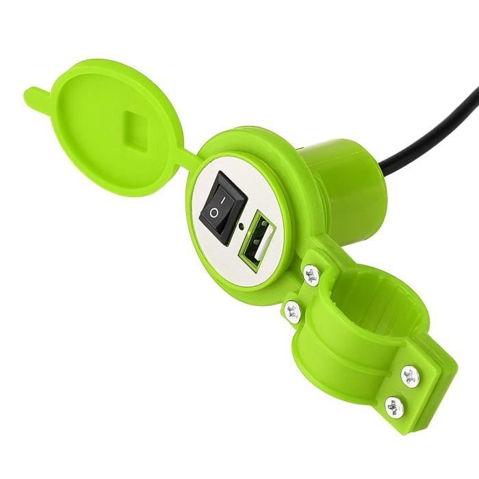Chargeur USB Moto Étanche 12V-24V - Prise Allume-Cigare Pour Smartphone GPS