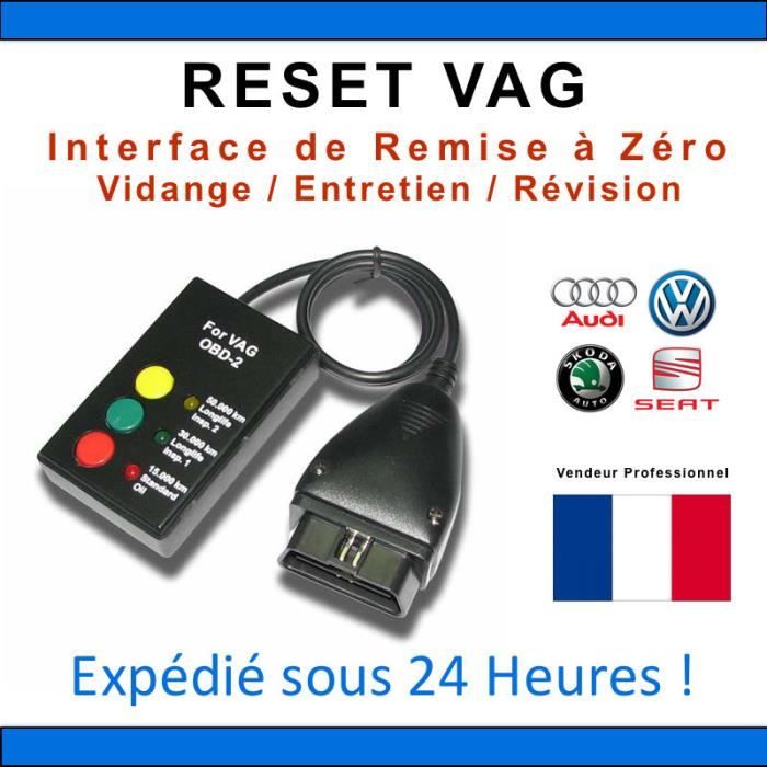RESET VAG OBD2 Remise à Zéro Entretiens VW AUDI SEAT SKODA