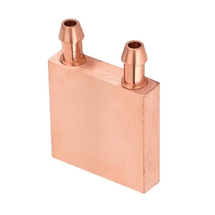 CHE Radiateur de refroidissement à eau en cuivre rouge G1 / 4 de tuyau de 0,28 pouce pour CHE Radiateur de refroidissement à eau en cuivre rouge G1 / 4 de tuyau de 0,28 pouce pour