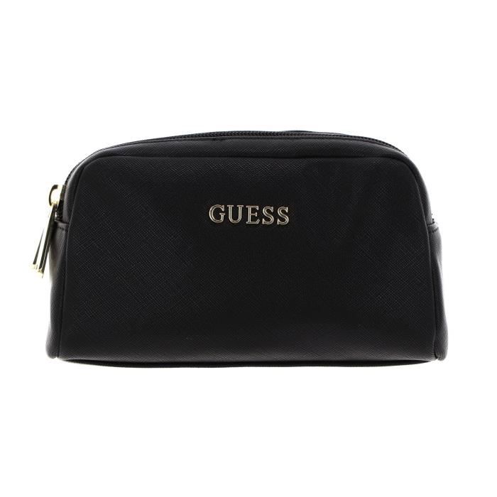 GUESS Vanille Double Zip Black [160456] sac d'ustensiles sac de