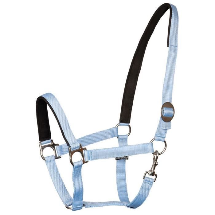 équipement équestre Licol Cheval Rembourré Bleu Roi - Avec Laisse Assortie Pour Poney Et Cheval équipement équin Confort