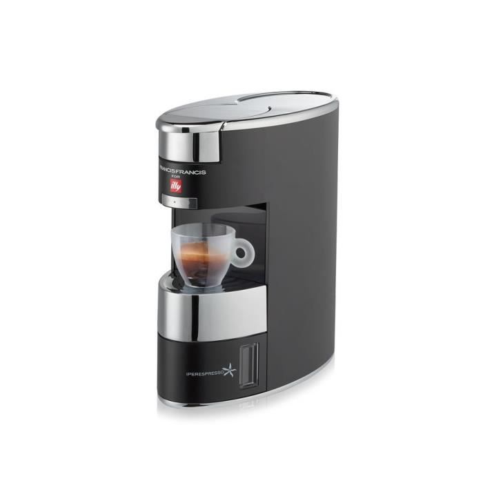 ILLY MACHINE À CAFÉ CAPSULES IPERESPRESSO HOME X9 NOIR ANODIZE