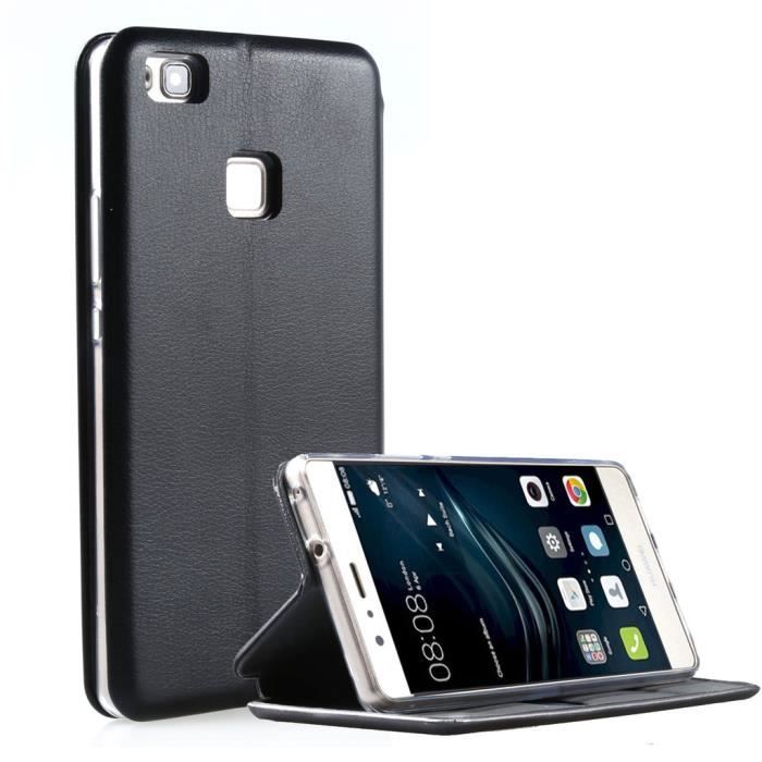 Étui Avec Clip Ceinture Pour Huawei P20 Lite (2019) - Simili-cuir Noir - Neuf DFVmobile