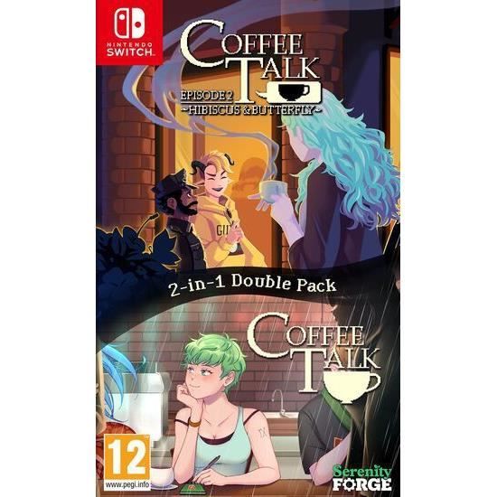 Jeu vidéo - Coffee Talk - Double Pack 1+2 - Aventure - Nintendo Switch - PEGI 7+