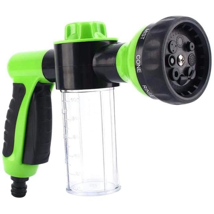 Pistolet Pulvérisateur Avec Réservoir De Savon - Buse Arrosage Multifonction Pour Lavage Voiture