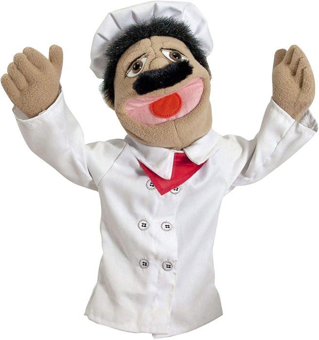 Melissa Doug Marionnette Chef cuisinier Cdiscount Jeux Jouets