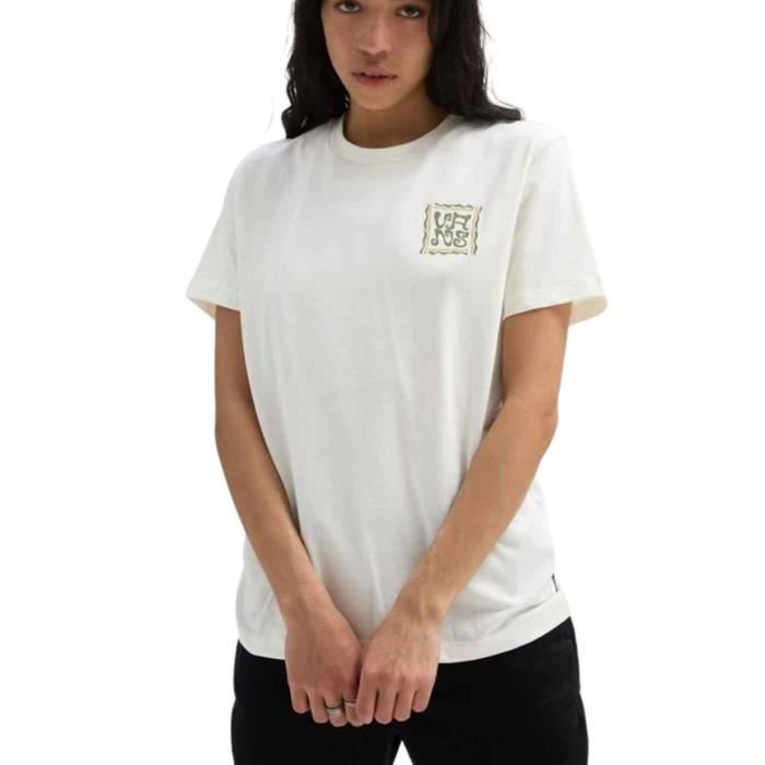 T shirt outlet vans femme beige