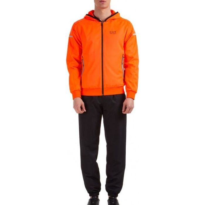 Survetement orange et noir outlet