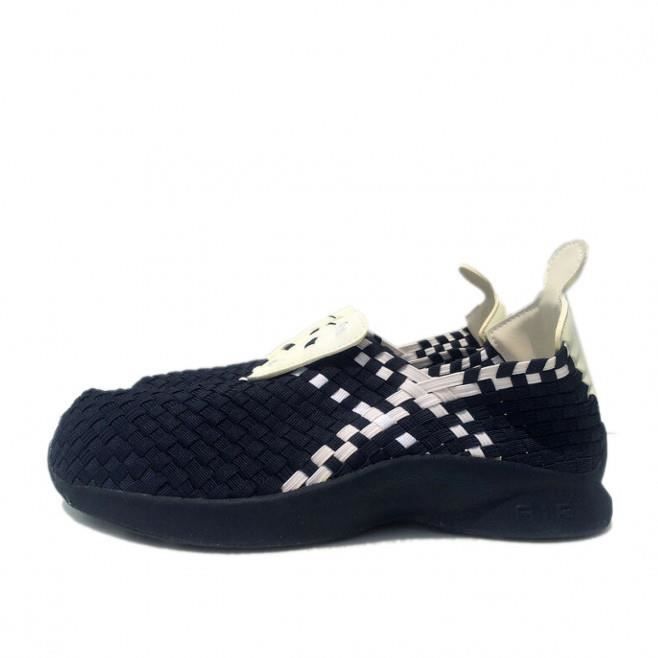 Nike Basket Nike AIR WOVEN - NIKE - 609065-412 - Femme - Bleu - Synthétique - Lacets
