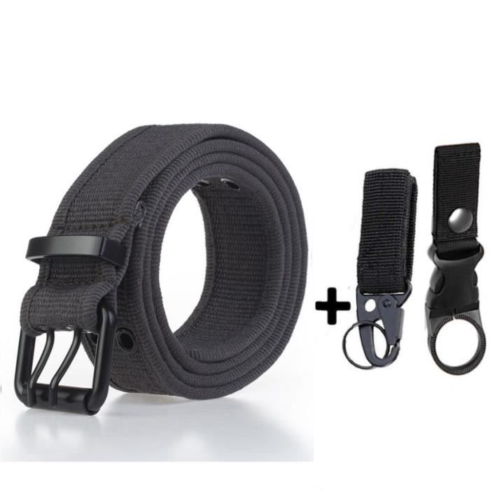 Pantalon De Travail Homme Ceinture Tactique Militaire à Dégagement Rapide, Avec Boucle Métal Et Sac MOLLE Offert - Pour Travail, Rando, Sécurité Ceinture Militaire Nylon Bestkee Boucle Rapide