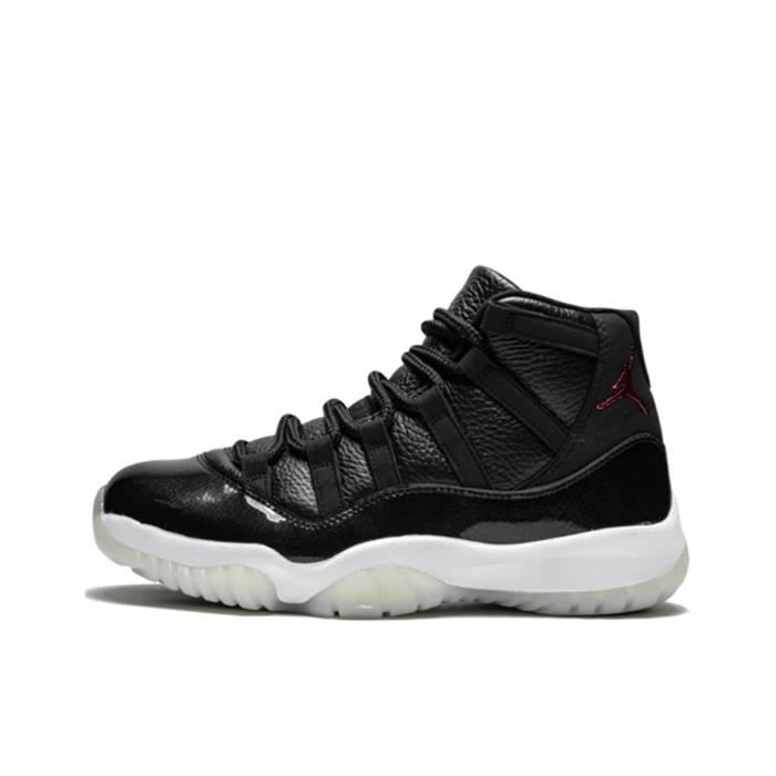 Air jordan 11 top noir et blanc