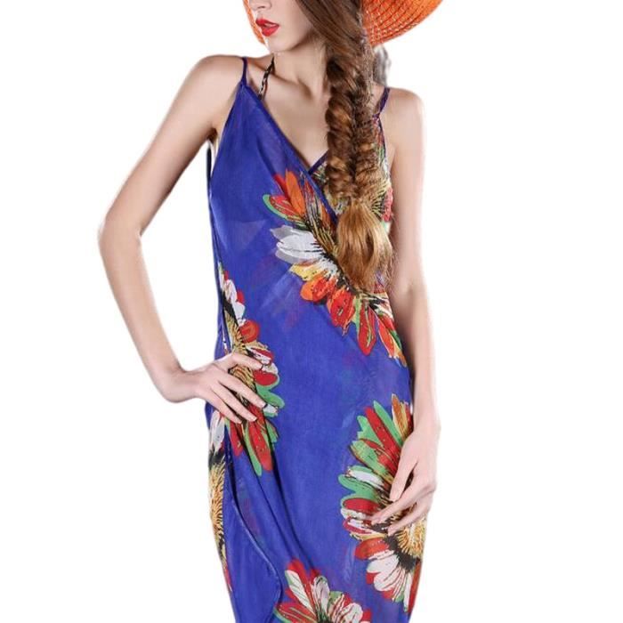 Robe de plage,?�t?� et automne serviette de plage en mousseline de soie bikini wrap cape haute 