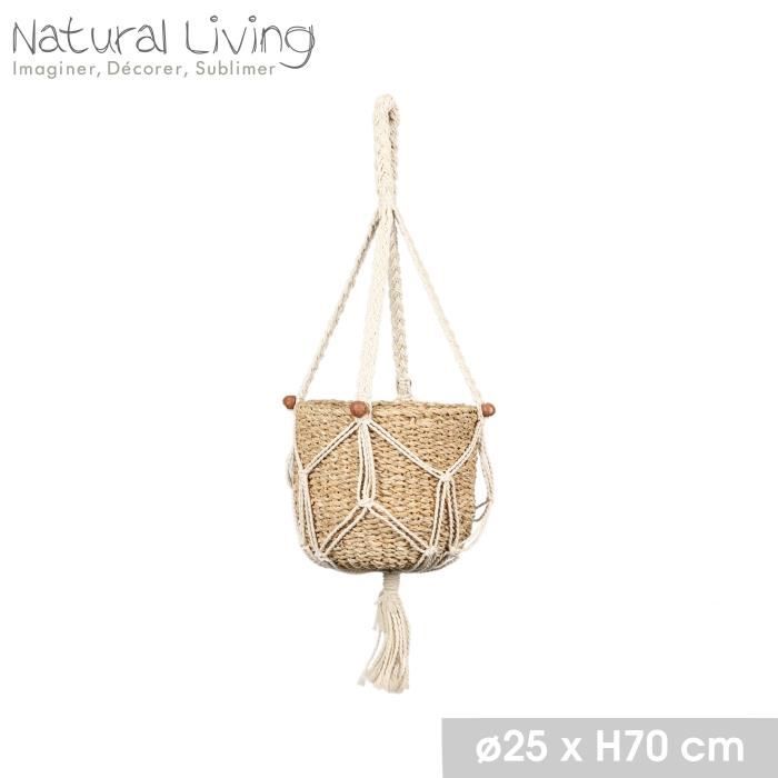"Suspension pour plantes en macramé - 70cm"