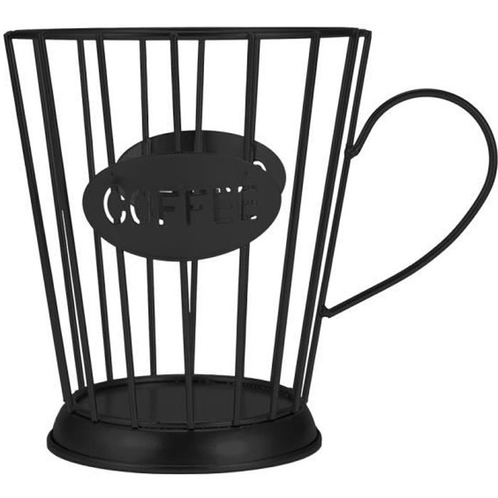 Boîte de rangement en bois pour dosettes de café, organisateur de thé, tiroir pour machine à café, organisateur de café, sous infuseur, capacité de 30