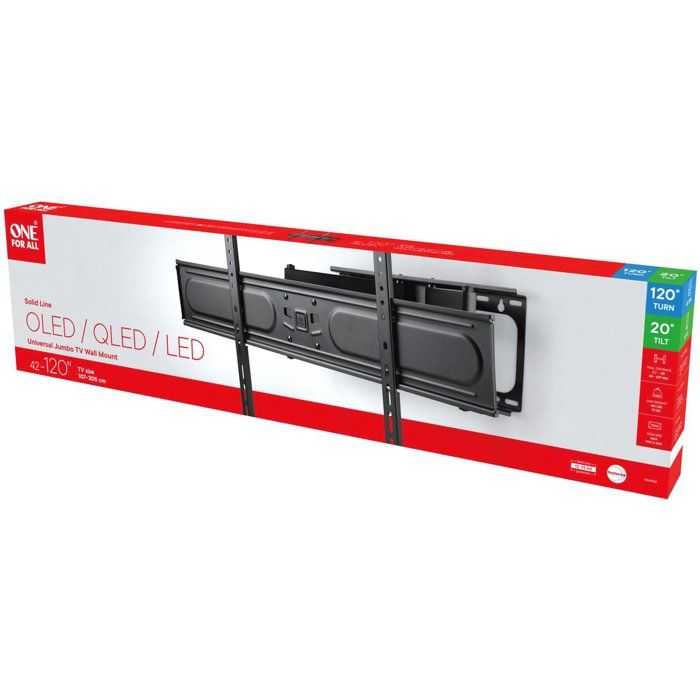 Support TV Solid Jumbo Orientable 120° 42 120 VESA 900x600 max