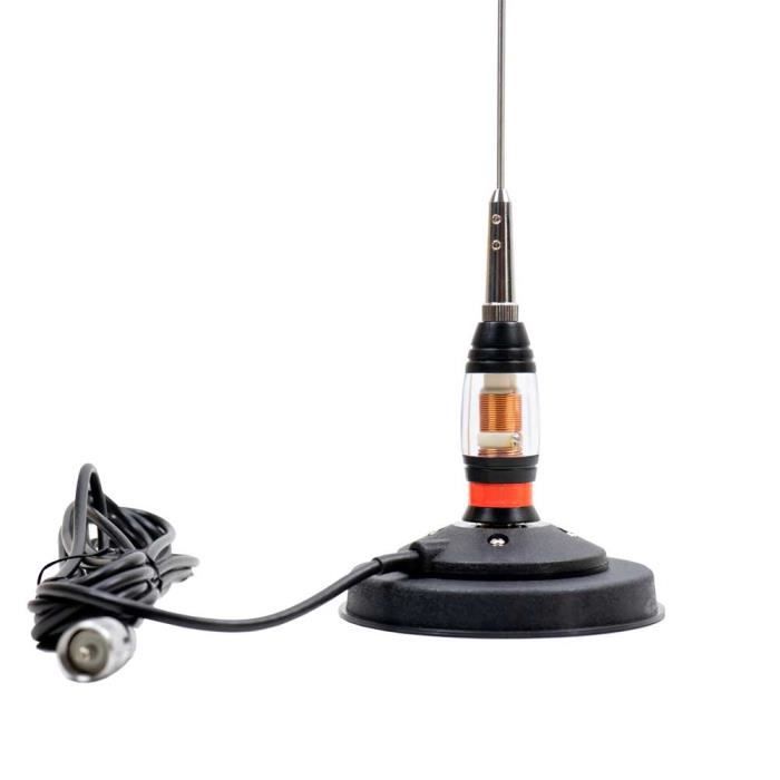 Antenne CB PNI Stella 10, Base magnétique avec câble et Prise PL259  Incluse, 26-28 MHz, 500W - Achat accessoire pas cher, avis et meilleur prix  - Cdiscount