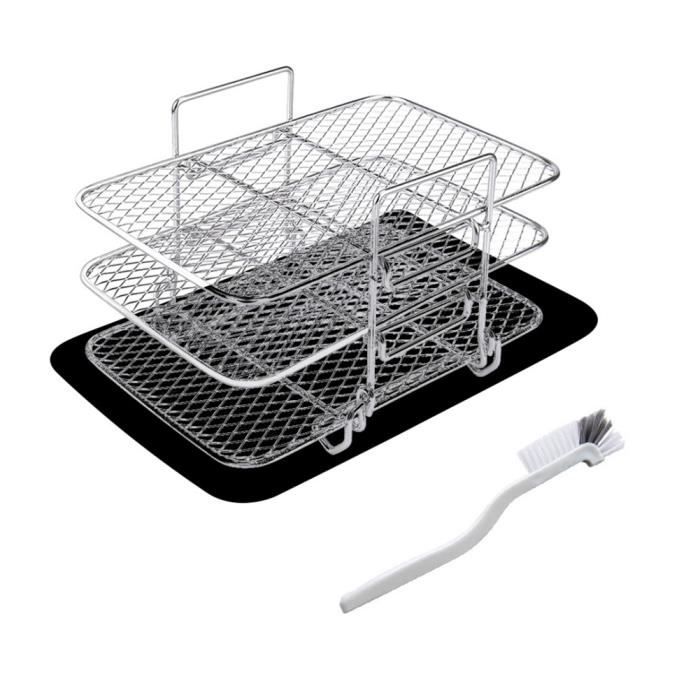 Support de Friteuse à Air pour Ninja Dual, MultiCouche DéShydrateur D