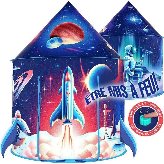 GOPLUS Grande Tente Tipi Enfant Intérieur/extérieur, 157x98x148 Cm, Avec Lumières, Drapeaux, 2 Portes Et Fenêtres - Lavable En Machine - Dès 3 Ans