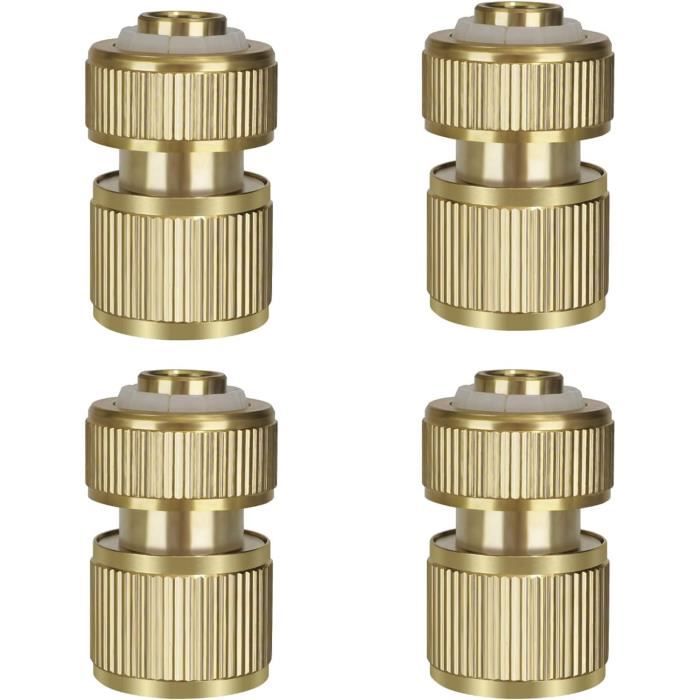 Lot De 4 Adaptateurs Rapides 6 Mm Pour Karcher K2 à K7 – Connexion Facile, Cuivre Et Alliage