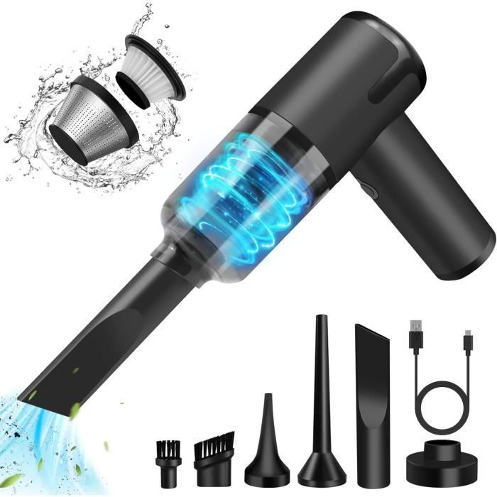 Baseus A2 Pro Aspirateur à Main, Mini Aspirateur de Voiture sans Fil 7000Pa, Chargement Rapide