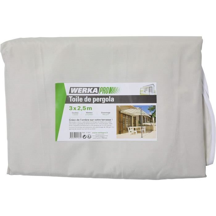 Toile d'ombrage ajourée Beige 120 g/m2 2 x 3m - Jardin