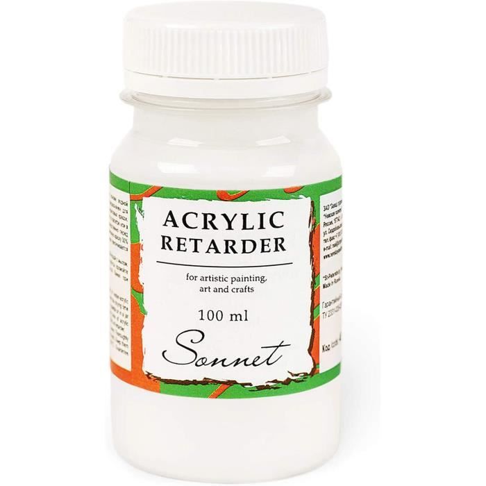 — Acrylic Retarder Pouring Medium à Séchage Lent Pour Peintures