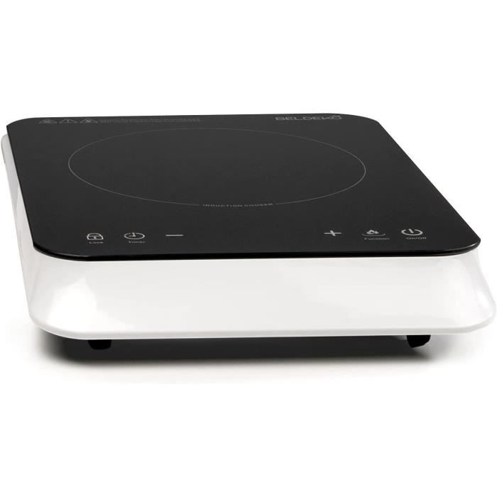 Plaque Induction Portable de 2000W BELDEKO sensitive, 10 niveaux de
