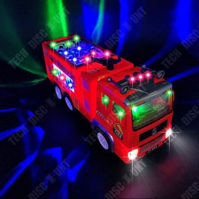 SUPER RC Voiture lumière Telecommande Camion Pompier Mini Rechargeable  Grande Vitesse Pot Jouet Enfant TYPE D - Cdiscount Jeux - Jouets