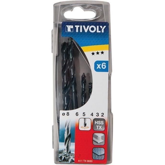 Coffret - 6 forets métaux TX