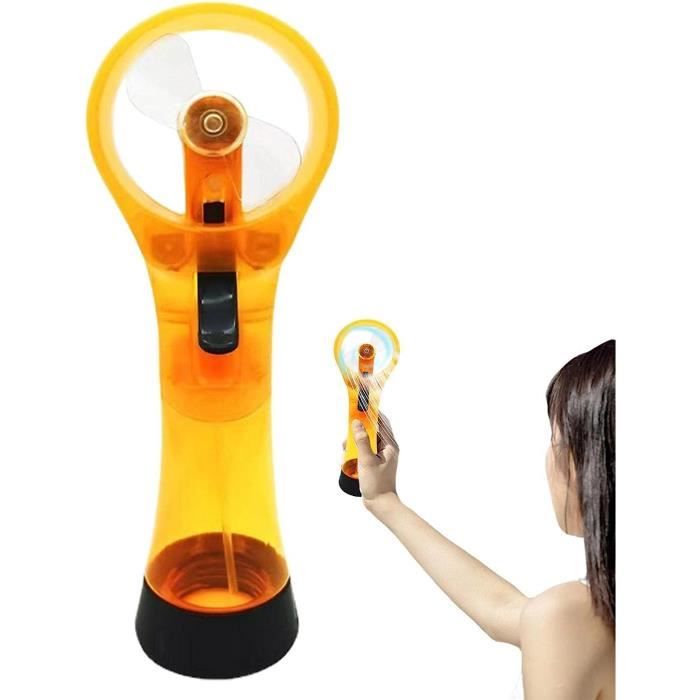 ANTEVIA Brumisateur Ventilateur De Poche - Rafraîchissement Instantané Orange, Rouge, Bleu Ou Vert