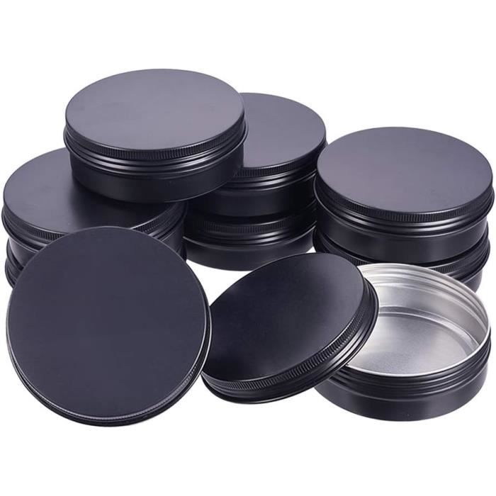 12 Pots De 100 Ml En Aluminium, Bocaux En Aluminium