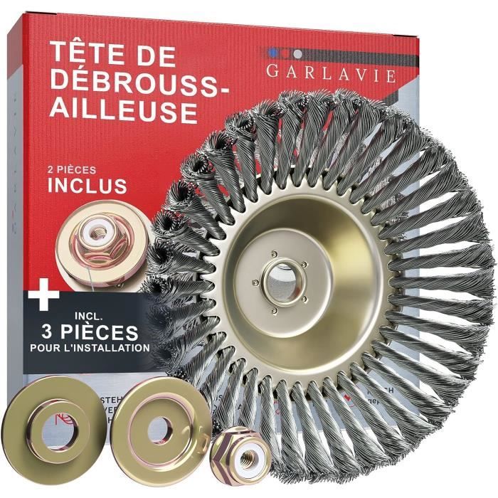 Tête Brosse Débroussailleuse De Débroussailleuse En Fil D'acier Pour Débroussailleuse De