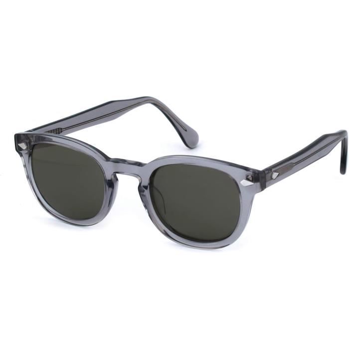 Lunettes De Soleil Johnny Depp Style Vintage - Monture Polycarbonate, Verres UV400 - Unisexe - Look Décontracté Ou élégant