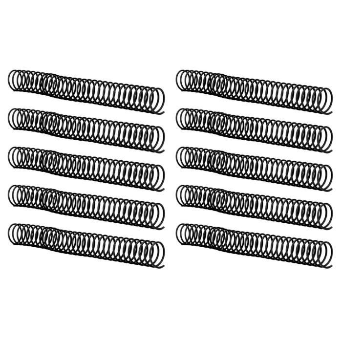 Bobines De Reliure En Spirale - QIILU - 20pcs - Transparent - 0.75in