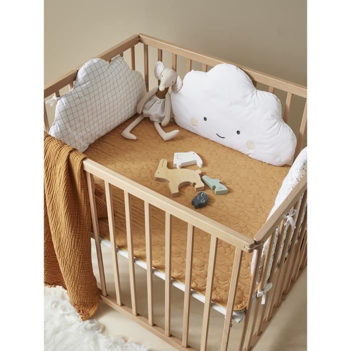 VERTBAUDET Tour de lit modulable NUAGE D'ETOILES Oeko-Tex® BLANC - GRIS  180X35 - Cdiscount Puériculture & Eveil bébé