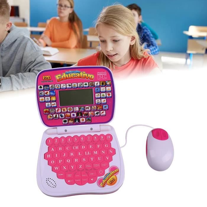 Ordinateur portable d'apprentissage bilingue pour enfants Kids