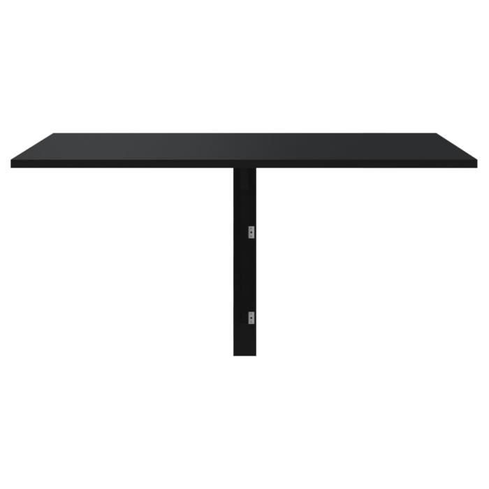 CAWI Table Murale Pliante En Bois Massif - Bureau Flottant Et Table De Cuisine Peu Encombrante