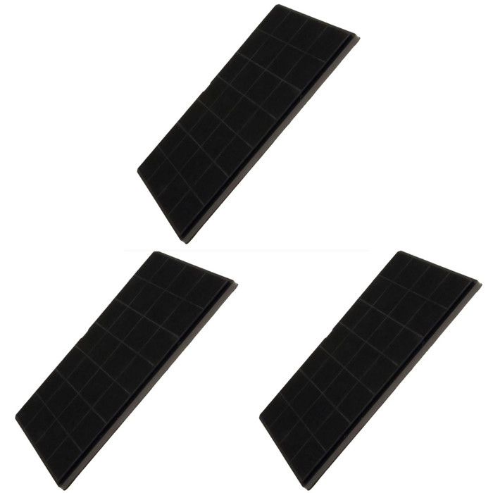 Filtres AIRFORCE FCHAR 350 x 191 x 9mm Lot de 4 Compatible avec plusieurs hottes - vue 2
